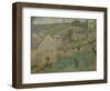 Hillside of the Hermitage, Pontoise, 1873-Camille Pissarro-Framed Giclee Print