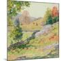 Hillside Pastures—September, 1922-Willard Leroy Metcalf-Mounted Giclee Print