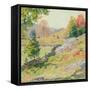 Hillside Pastures—September, 1922-Willard Leroy Metcalf-Framed Stretched Canvas