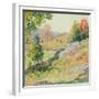 Hillside Pastures—September, 1922-Willard Leroy Metcalf-Framed Giclee Print