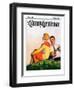 "Hillside Serenade," Country Gentleman Cover, May 1, 1928-McClelland Barclay-Framed Giclee Print