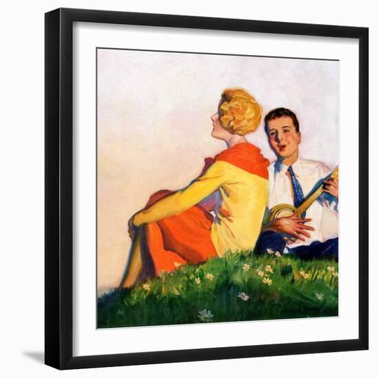 "Hillside Serenade,"May 1, 1928-McClelland Barclay-Framed Premium Giclee Print