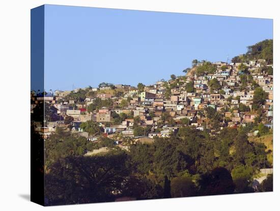 Hillside Suburbs of Tegucigalpa, Honduras, Central America-Christian Kober-Stretched Canvas