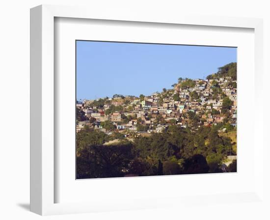 Hillside Suburbs of Tegucigalpa, Honduras, Central America-Christian Kober-Framed Photographic Print