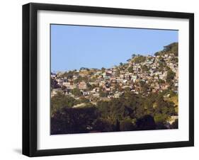 Hillside Suburbs of Tegucigalpa, Honduras, Central America-Christian Kober-Framed Photographic Print