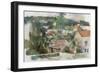 Hillside Town II-Stellar Design Studio-Framed Art Print