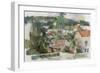 Hillside Town II-Stellar Design Studio-Framed Art Print