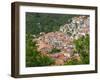 Hillside Town View, Agiasos, Lesvos, Mytilini, Aegean Islands, Greece-Walter Bibikow-Framed Photographic Print