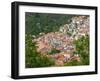 Hillside Town View, Agiasos, Lesvos, Mytilini, Aegean Islands, Greece-Walter Bibikow-Framed Photographic Print