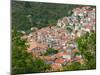 Hillside Town View, Agiasos, Lesvos, Mytilini, Aegean Islands, Greece-Walter Bibikow-Mounted Photographic Print