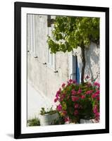 Hillside Vacation Villa Detail, Assos, Kefalonia, Ionian Islands, Greece-Walter Bibikow-Framed Photographic Print