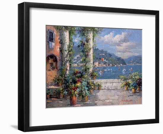 Hillside View II-null-Framed Art Print