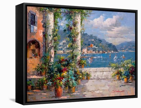 Hillside View II-Jackson-Framed Stretched Canvas