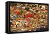 Hillside View of Guanajuato-Craig Lovell-Framed Stretched Canvas