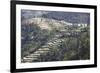 Hillside Village and Terraced Fields, Dhulikhel, Kathmandu Valley, Nepal, Asia-Ian Trower-Framed Photographic Print