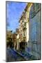 Hillside Windows, Paris, France-Nicolas Hugo-Mounted Giclee Print