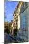 Hillside Windows, Paris, France-Nicolas Hugo-Mounted Giclee Print