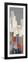 Hilltop Cityscape II-Edward Selkirk-Framed Premium Giclee Print