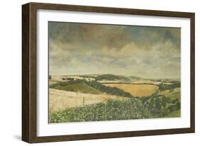 Hilltop Farm, North Stoke, 1995-Margaret Hartnett-Framed Giclee Print