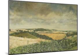 Hilltop Farm, North Stoke, 1995-Margaret Hartnett-Mounted Giclee Print