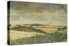 Hilltop Farm, North Stoke, 1995-Margaret Hartnett-Stretched Canvas