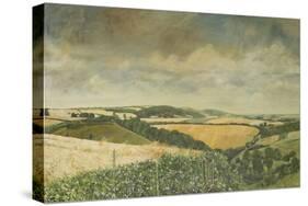 Hilltop Farm, North Stoke, 1995-Margaret Hartnett-Stretched Canvas