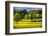 Hilltop Mansion in an Estate, Natirar Park, New Jersey-George Oze-Framed Photographic Print