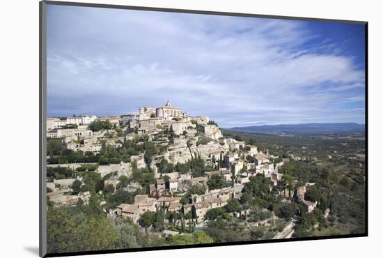 Hilltop Medieval Village of Gordes, France-Leonard Zhukovsky-Mounted Photographic Print