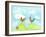 Hilltop Roosters-Ingrid Blixt-Framed Art Print