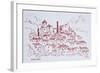 Hilltop town of Callian, south of France-Richard Lawrence-Framed Photographic Print