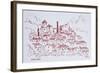 Hilltop town of Callian, south of France-Richard Lawrence-Framed Photographic Print