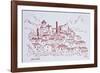 Hilltop town of Callian, south of France-Richard Lawrence-Framed Photographic Print