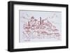 Hilltop town of Callian, south of France-Richard Lawrence-Framed Photographic Print