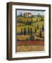 Hilltop Villa II-Tim O'toole-Framed Art Print