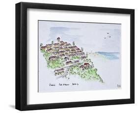 Hilltop village of Cabris, Provence, France-Richard Lawrence-Framed Photographic Print