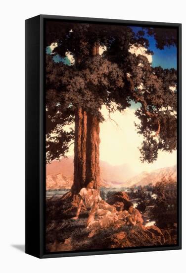 Hilltop-Maxfield Parrish-Framed Stretched Canvas