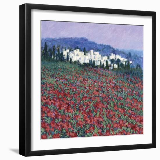 Hilltown in Tuscany-Hazel Barker-Framed Giclee Print