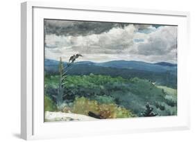 Hilly Landscape, 1894-Winslow Homer-Framed Giclee Print