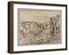 Hilly Landscape (The Lizon River Gorge), c. 1861–63-Theodore Roussel-Framed Giclee Print