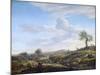 Hilly Landscape with a High Road, 1660-70-Adriaen van de Velde-Mounted Giclee Print