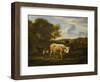 Hilly Landscape with Cows-Adriaen van de Velde-Framed Art Print