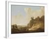 Hilly Landscape with the Ruins of a Castle-Aelbert Cuyp-Framed Art Print