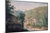 Hilly Landscape-Elisa Bonaparte-Mounted Giclee Print