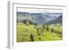 Hilly Rural Landscape of the Bukovina Region at Sadova, Romania, Europe-Matthew Williams-Ellis-Framed Photographic Print