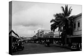 Hilo, Hawaii - Street View Photograph-Lantern Press-Stretched Canvas