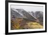 Hilton Creek Hillside and Fall Color at the First Snow-Michael Qualls-Framed Photographic Print