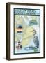 Hilton Head, South Carolina - Nautical Chart-Lantern Press-Framed Art Print