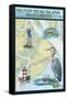 Hilton Head, South Carolina - Nautical Chart-Lantern Press-Framed Stretched Canvas