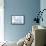 Hilton Head, South Carolina - Whale - Blue - Coastal Icon-Lantern Press-Framed Stretched Canvas displayed on a wall