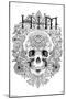 HIM - Skull Flourish-Trends International-Mounted Poster